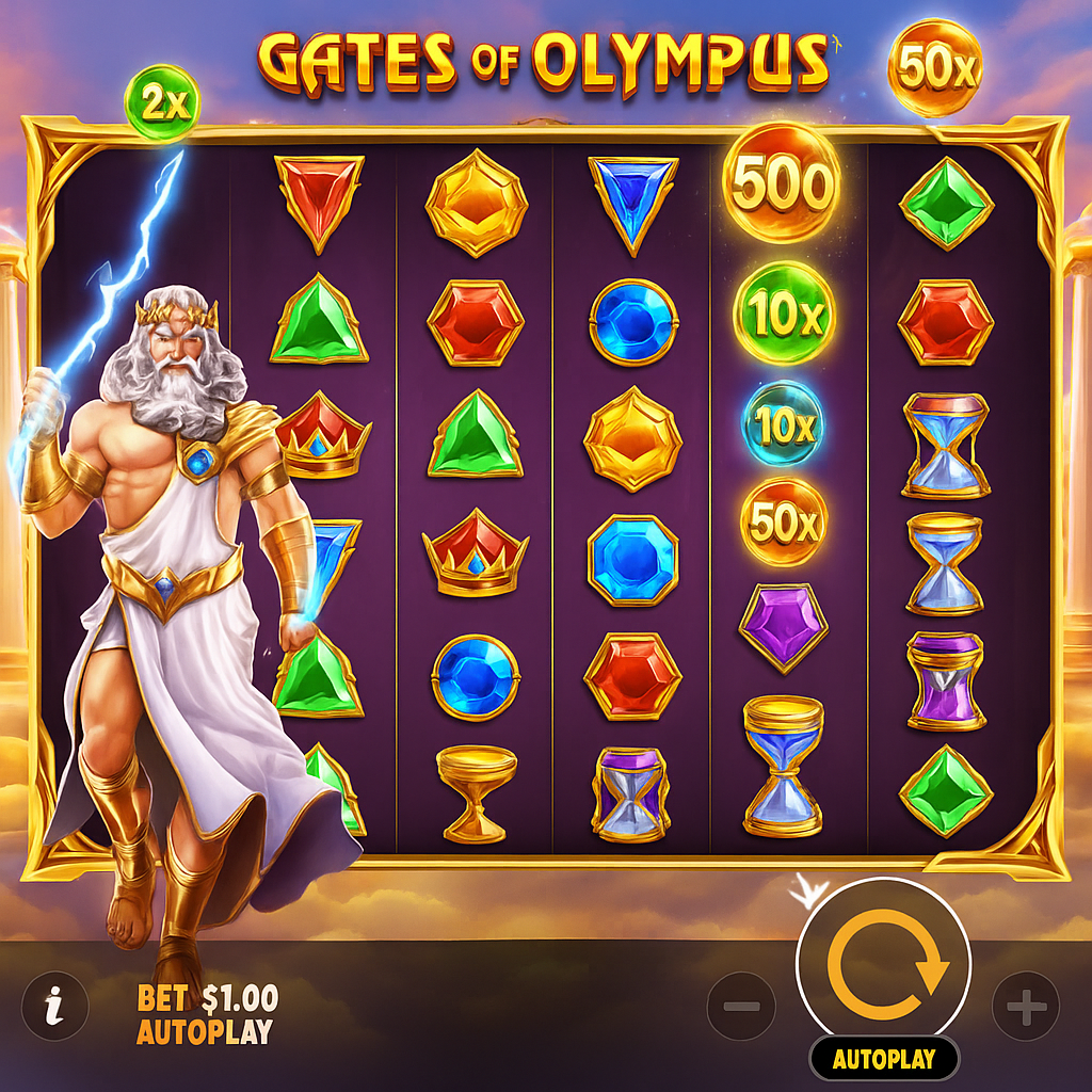 MyStake - Gates of Olympus Slot Game